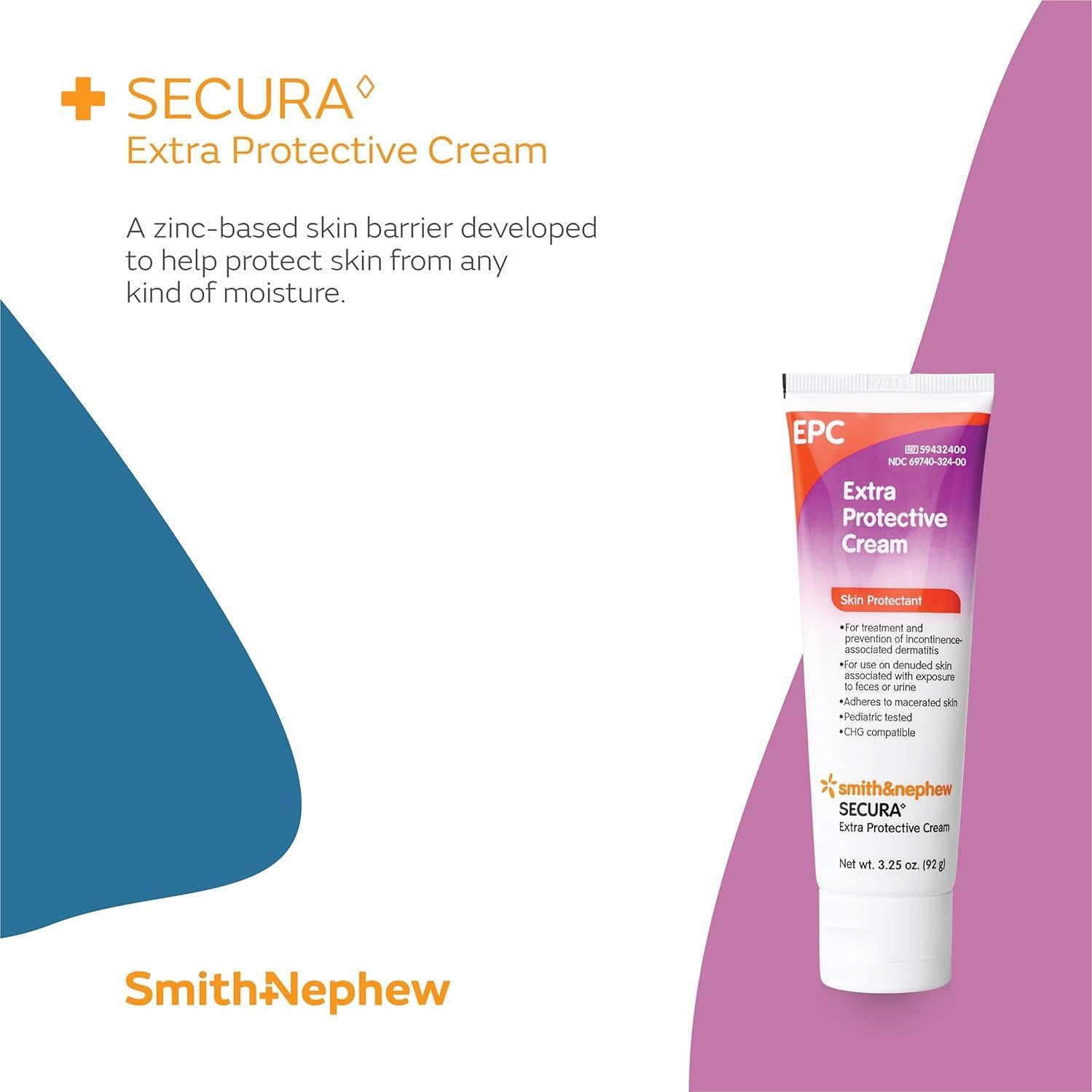 Crema Protectora Extra SECURA Smith+Nephew 92g para Erupciones