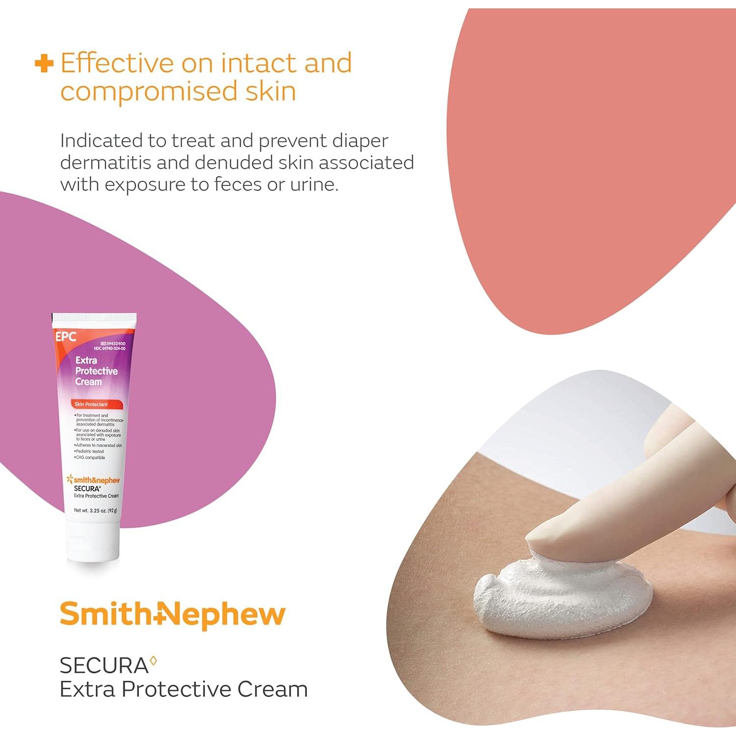 Crema Protectora Extra SECURA Smith+Nephew 92g para Erupciones