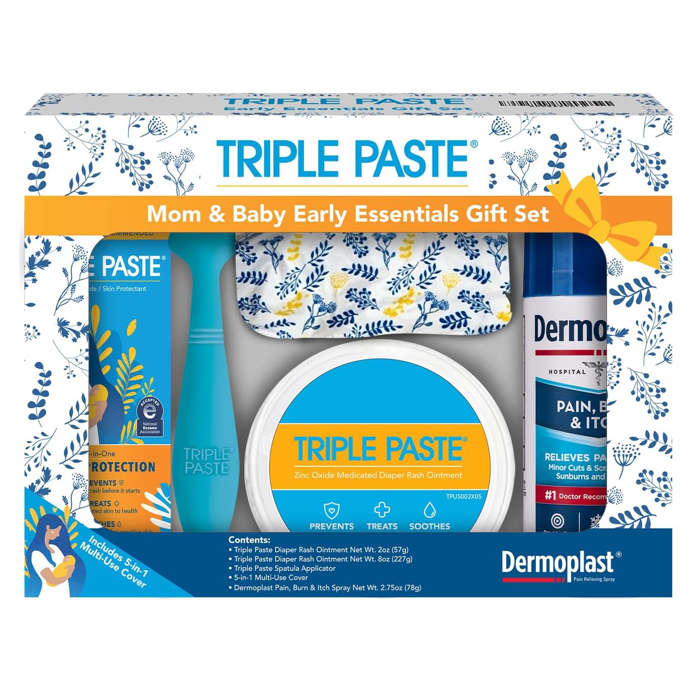 Conjunto Esenciales Mamá y Bebé Triple Paste 5 Piezas