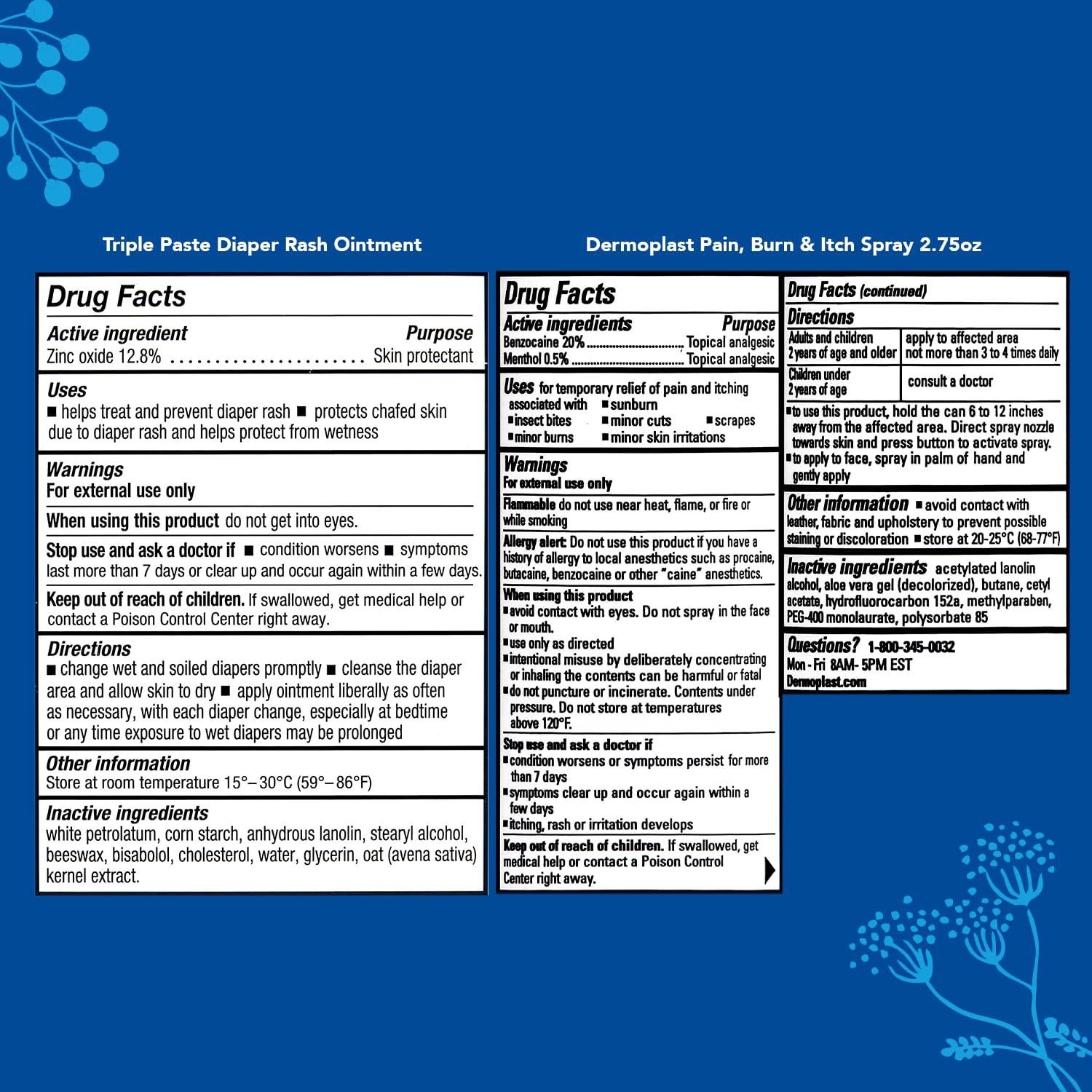 Conjunto Esenciales Mamá y Bebé Triple Paste 5 Piezas