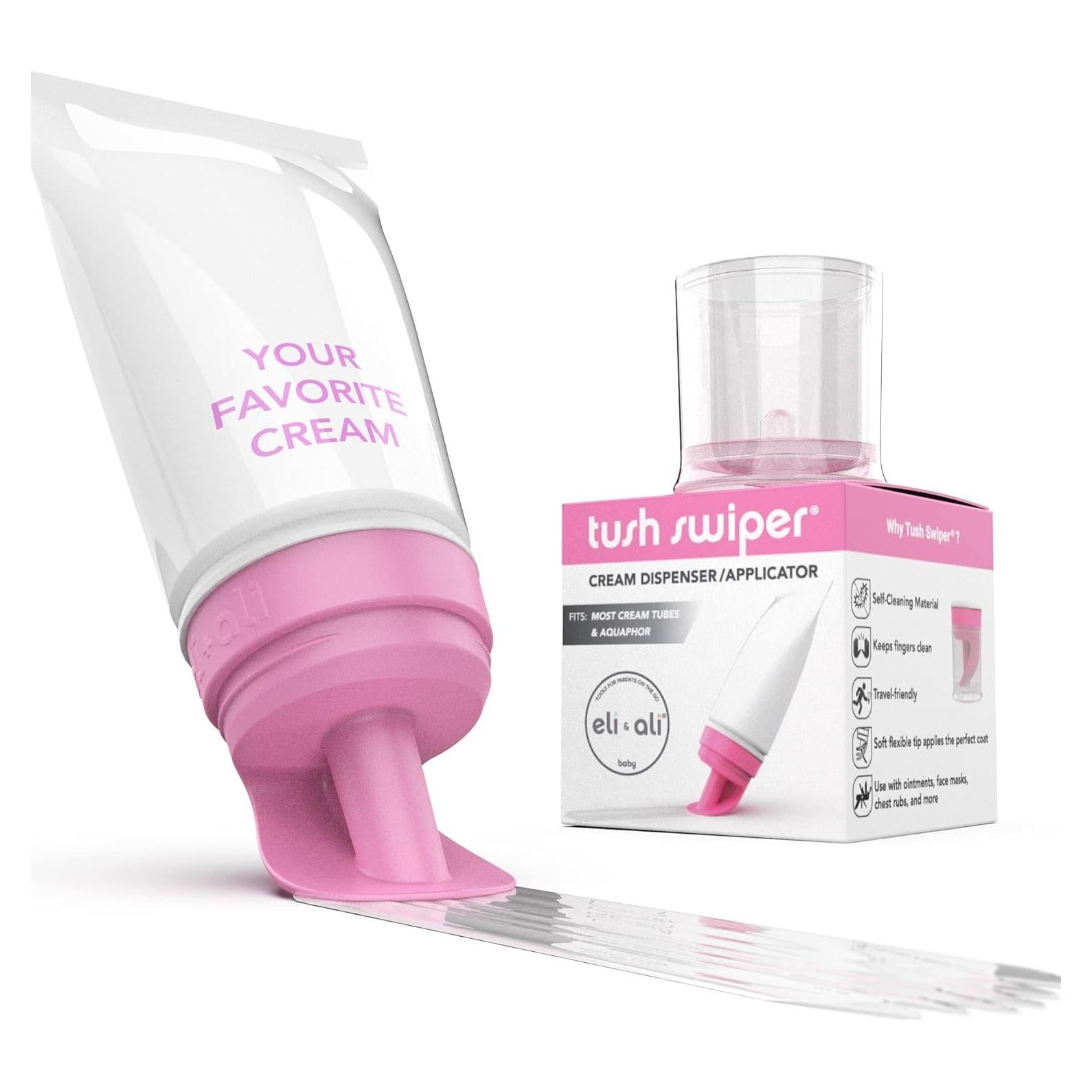 Eli & Ali Tush Swiper - Aplicador de crema para pañales Rosa