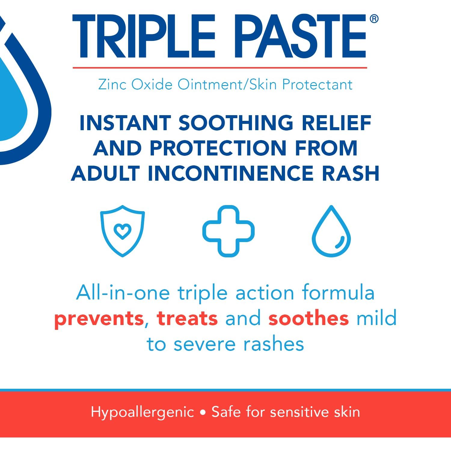 Triple Paste Ungüento para Erupciones Adultos 227g - Hipoalergénico