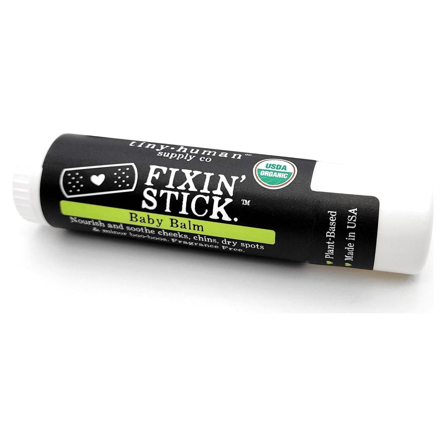 Bálsamo Orgánico para Bebés Fixin' Stick 14g - Sin Fragancias