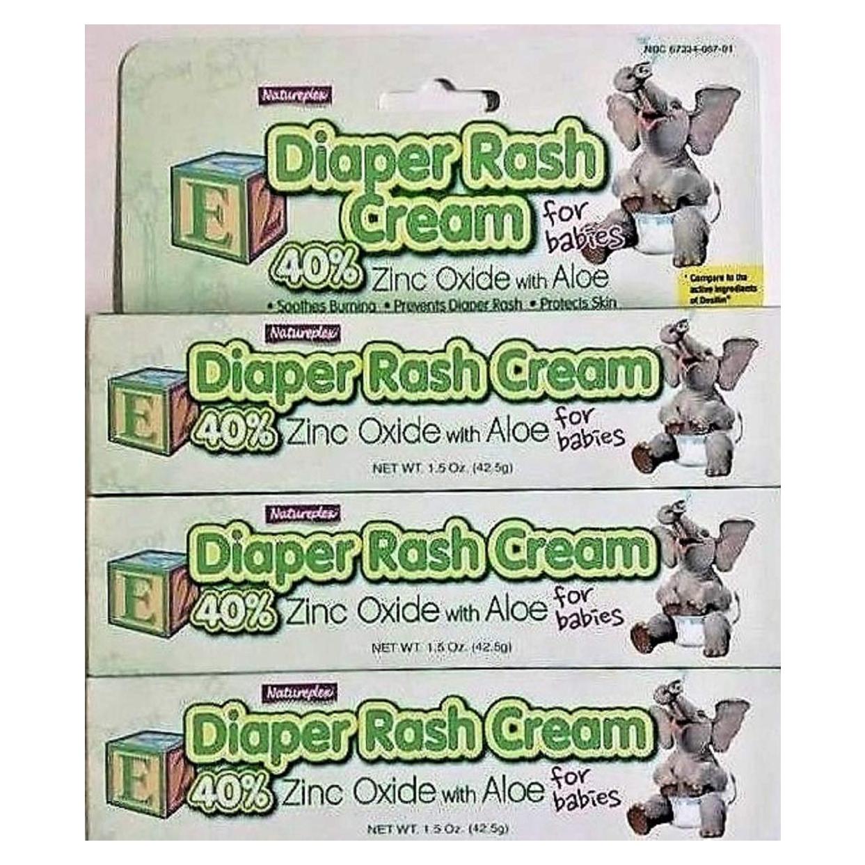 Crema para Erupciones por Pañal Natureplex 3 Unidades 40% Óxido de Zinc