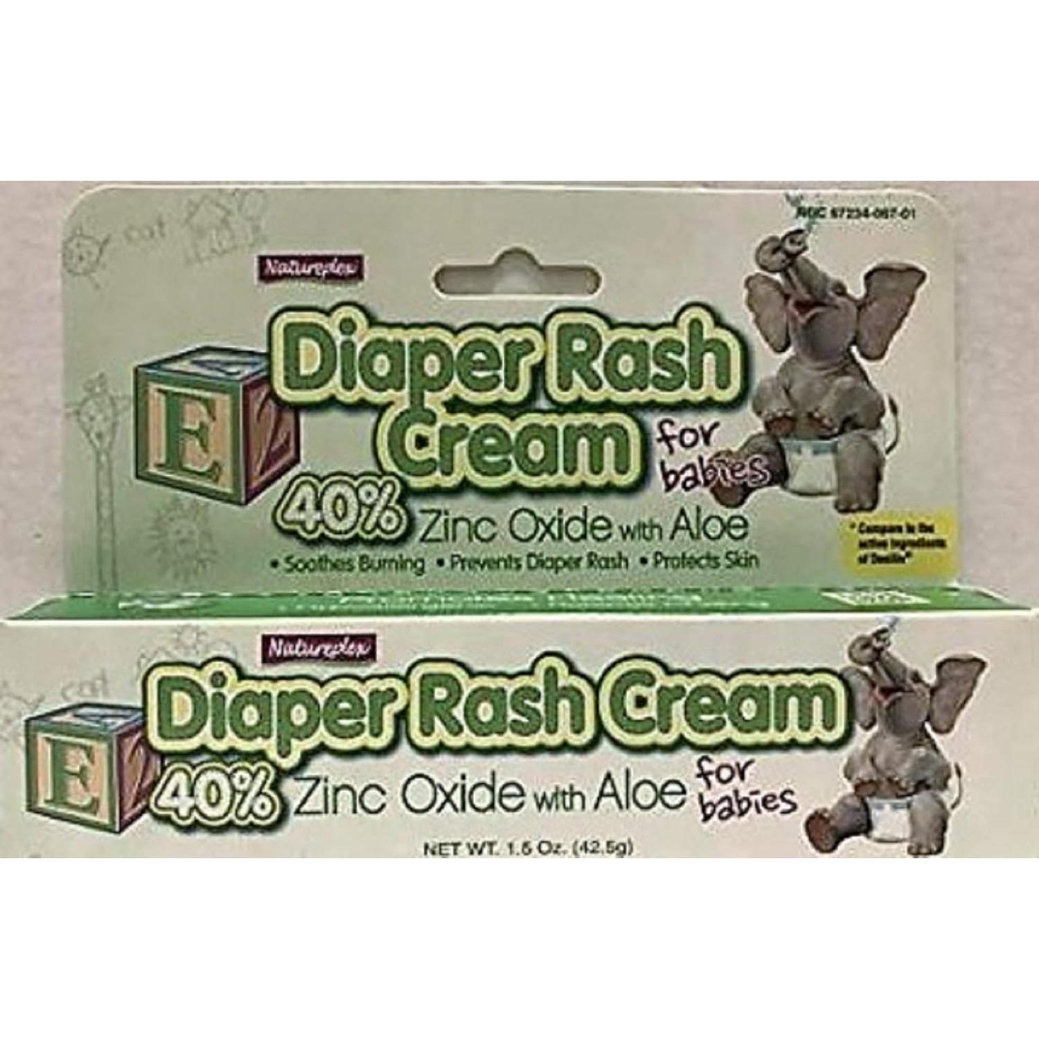 Crema para Erupciones por Pañal Natureplex 3 Unidades 40% Óxido de Zinc