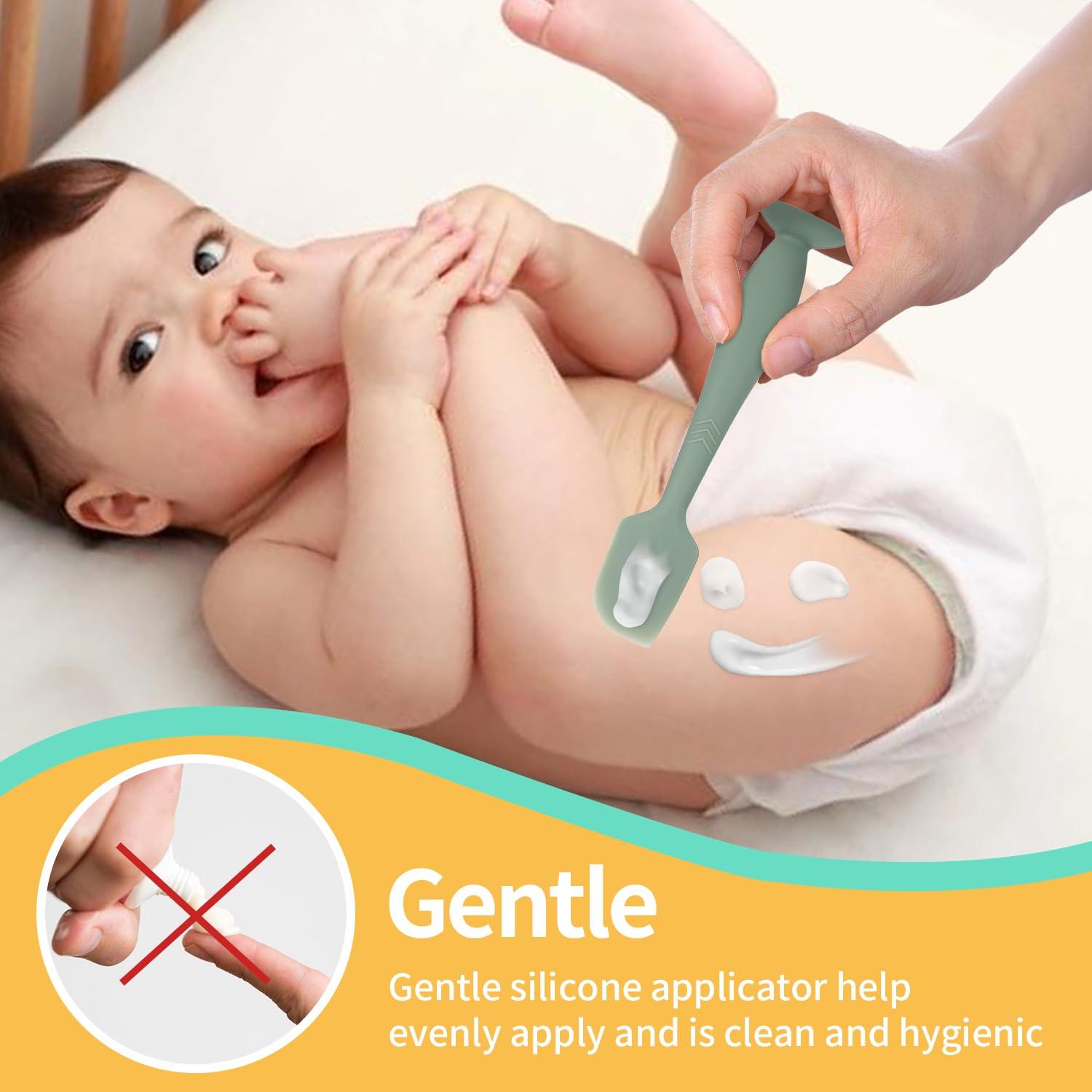 Espátula de Silicona SOSKYGELO para Crema de Pañal - 4 Unidades