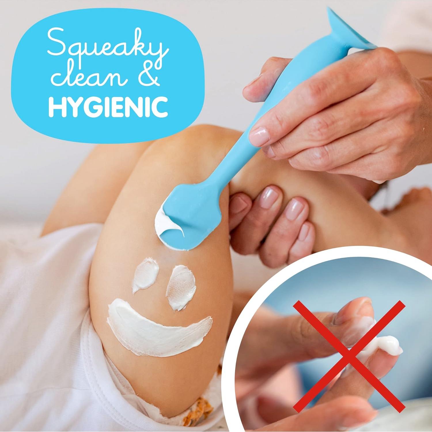 Espátula para Crema de Pañal Bumco Baby Bum Brush - Silicona BPA, 15.88 cm