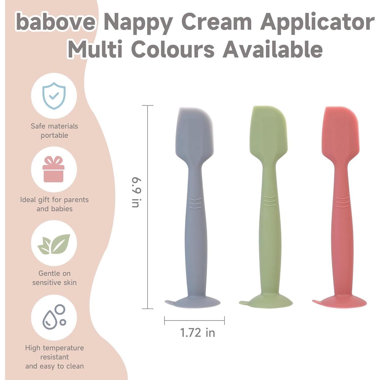 Espátula Aplicadora de Crema para Pañales Babove - 3 Piezas