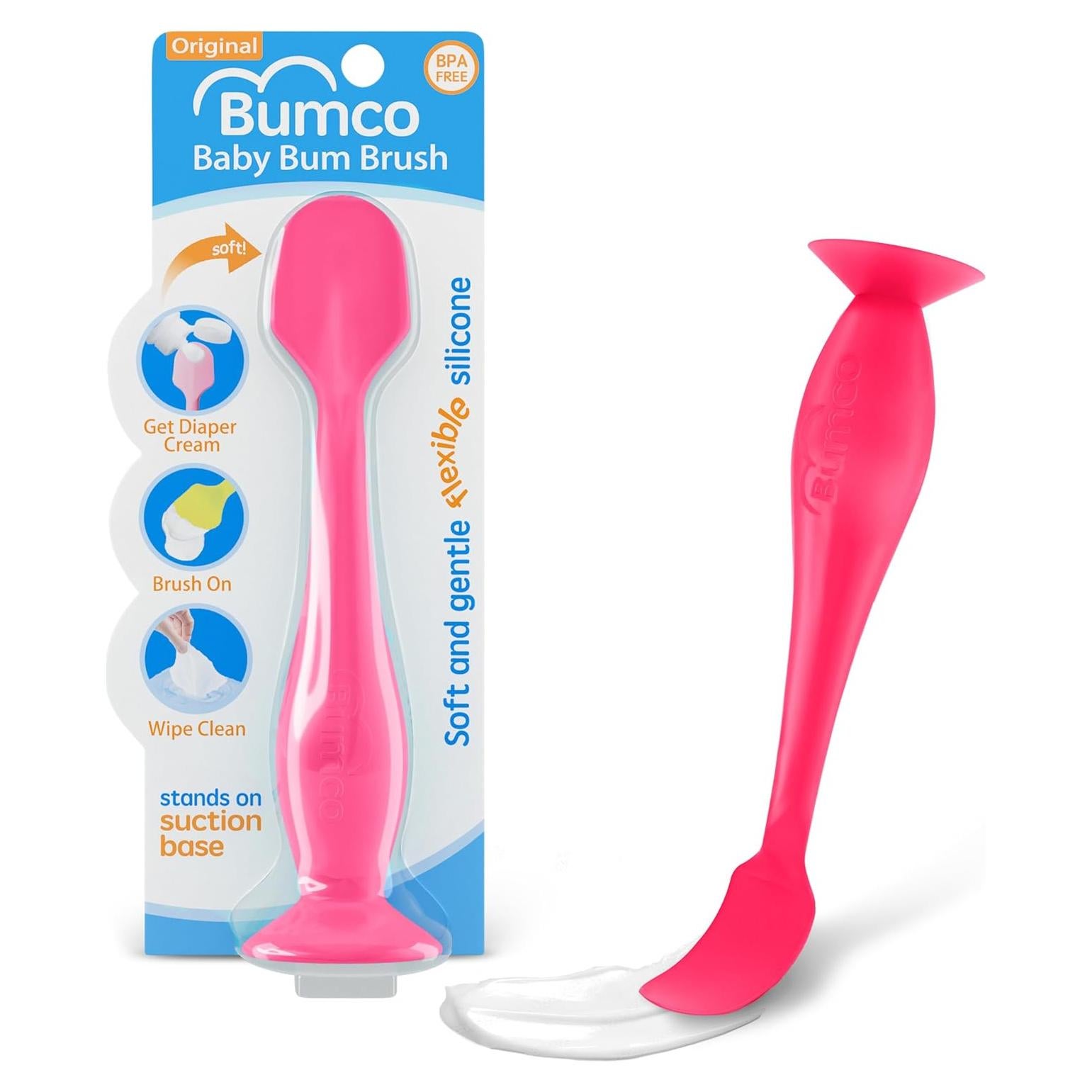 Espátula para Crema de Pañales Bumco - Silicona Suave 2 Piezas