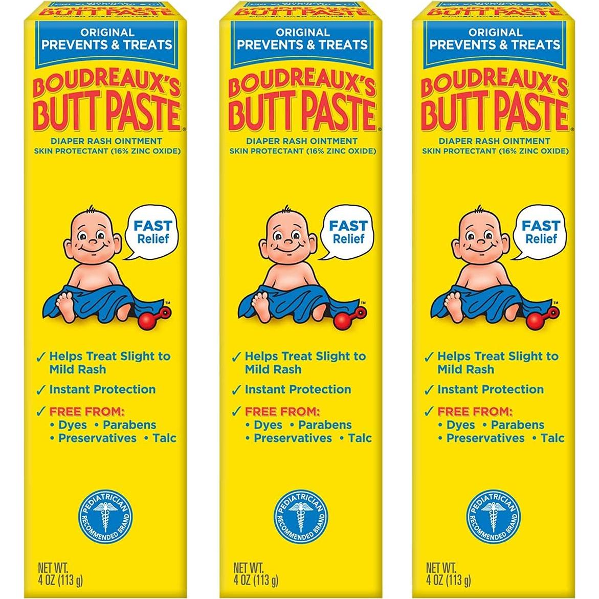 Ungüento Boudreaux's Butt para Erupciones por Pañal 3x113g