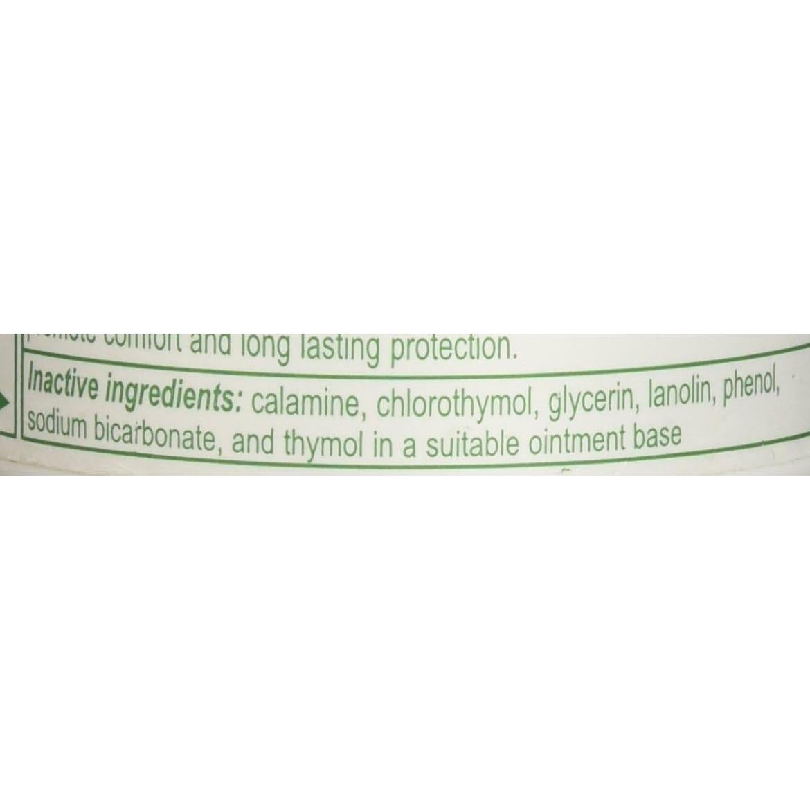 Pomada Calmoseptine para erupciones por pañal - 6 frascos de 70.9g
