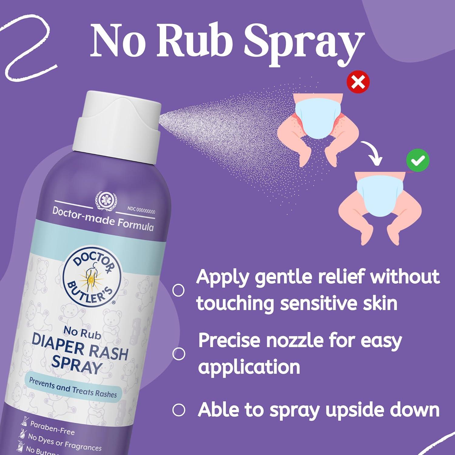 Spray para Erupciones de Pañal Doctor Butler 85g - Sin Contacto