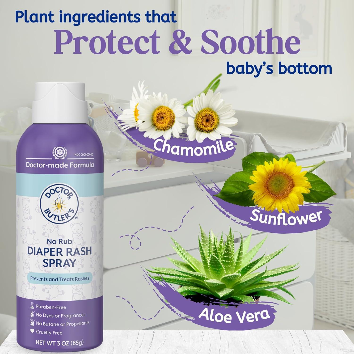 Spray para Erupciones de Pañal Doctor Butler 85g - Sin Contacto