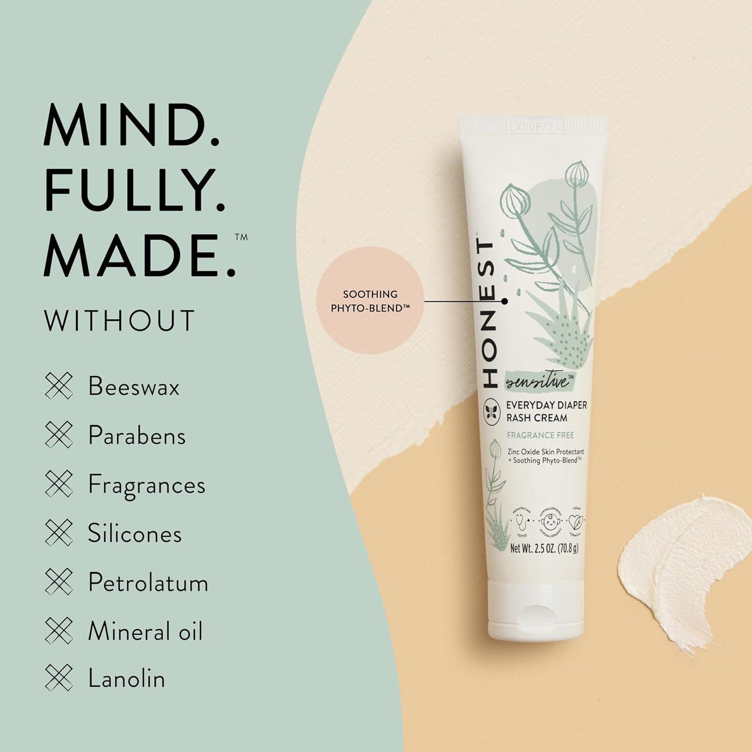 Paquete de Ungüento Sanador y Crema para Erupciones The Honest Company 142g + 71g