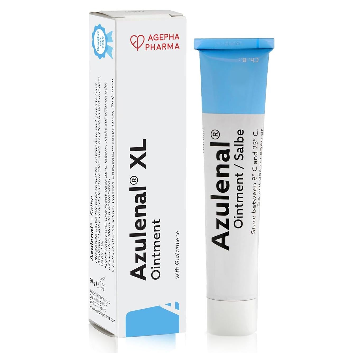 Ungüento Azulenal AGEPHA 50 g | Alivio Irritaciones Bebés y Madres