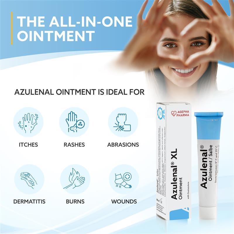Ungüento Azulenal AGEPHA 50 g | Alivio Irritaciones Bebés y Madres