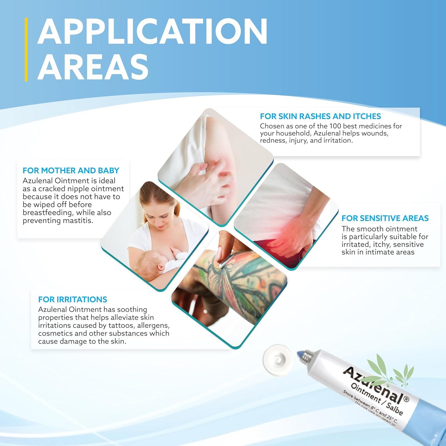 Ungüento Azulenal AGEPHA 50 g | Alivio Irritaciones Bebés y Madres