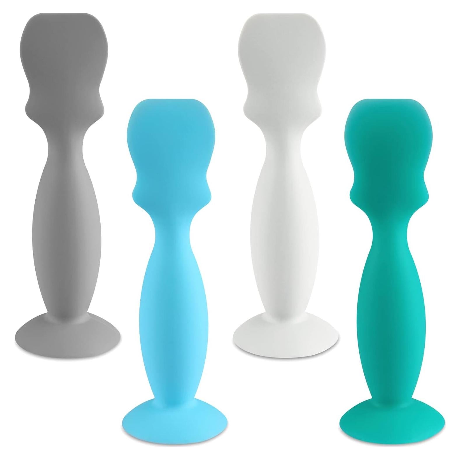 Paquete de 4 Pinceles de Silicona para Crema de Pañal Nearbyme