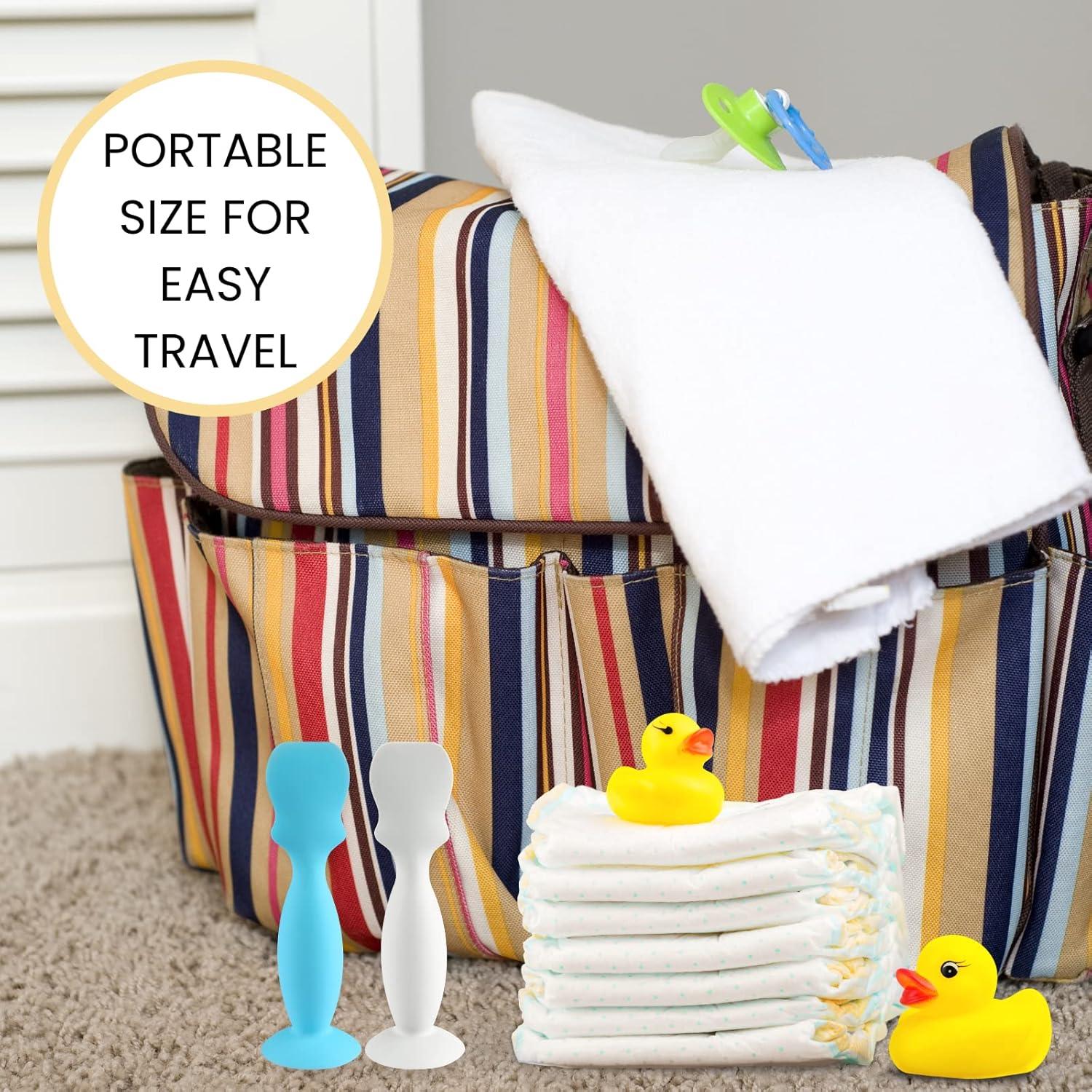 Paquete de 4 Pinceles de Silicona para Crema de Pañal Nearbyme