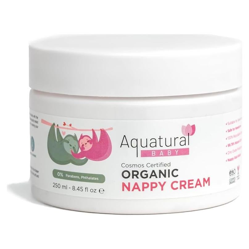 Crema para Pañales Orgánica Aquatural 250 ml - Cuidado Suave Bebés
