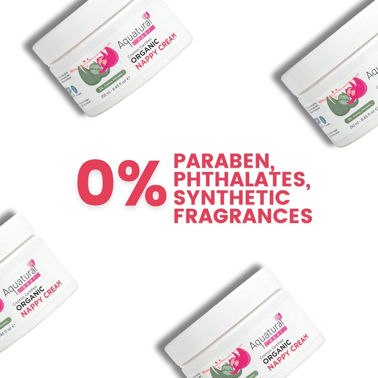 Crema para Pañales Orgánica Aquatural 250 ml - Cuidado Suave Bebés