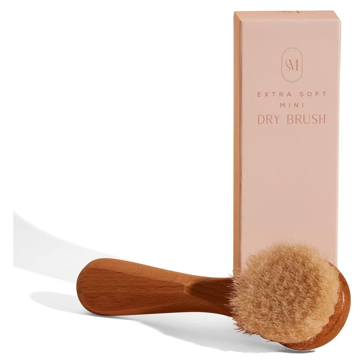 Cepillo Seco Mini Extra Suave CSM para Piel Sensible 15.7cm