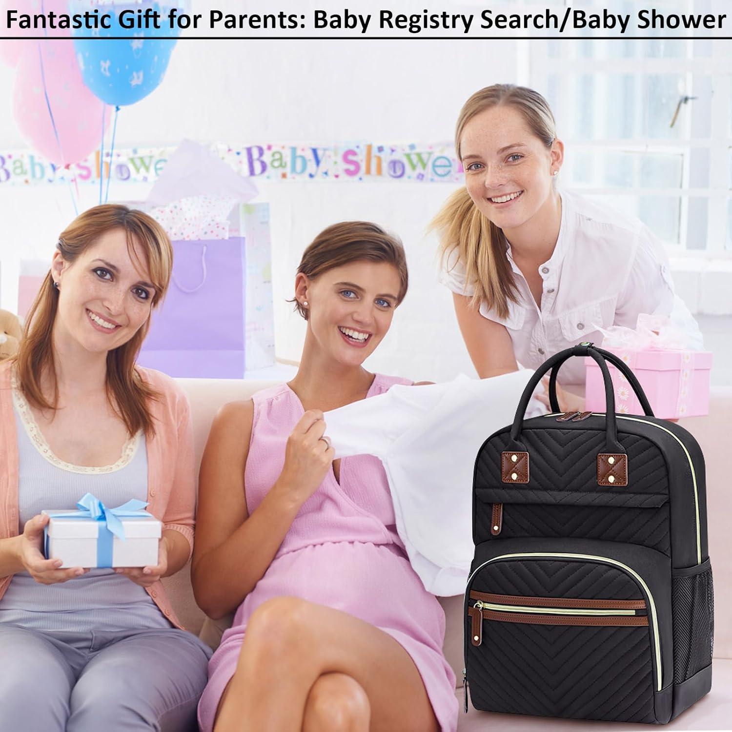 Mochila para Pañales Tenot Negra 19L Impermeable Multifuncional