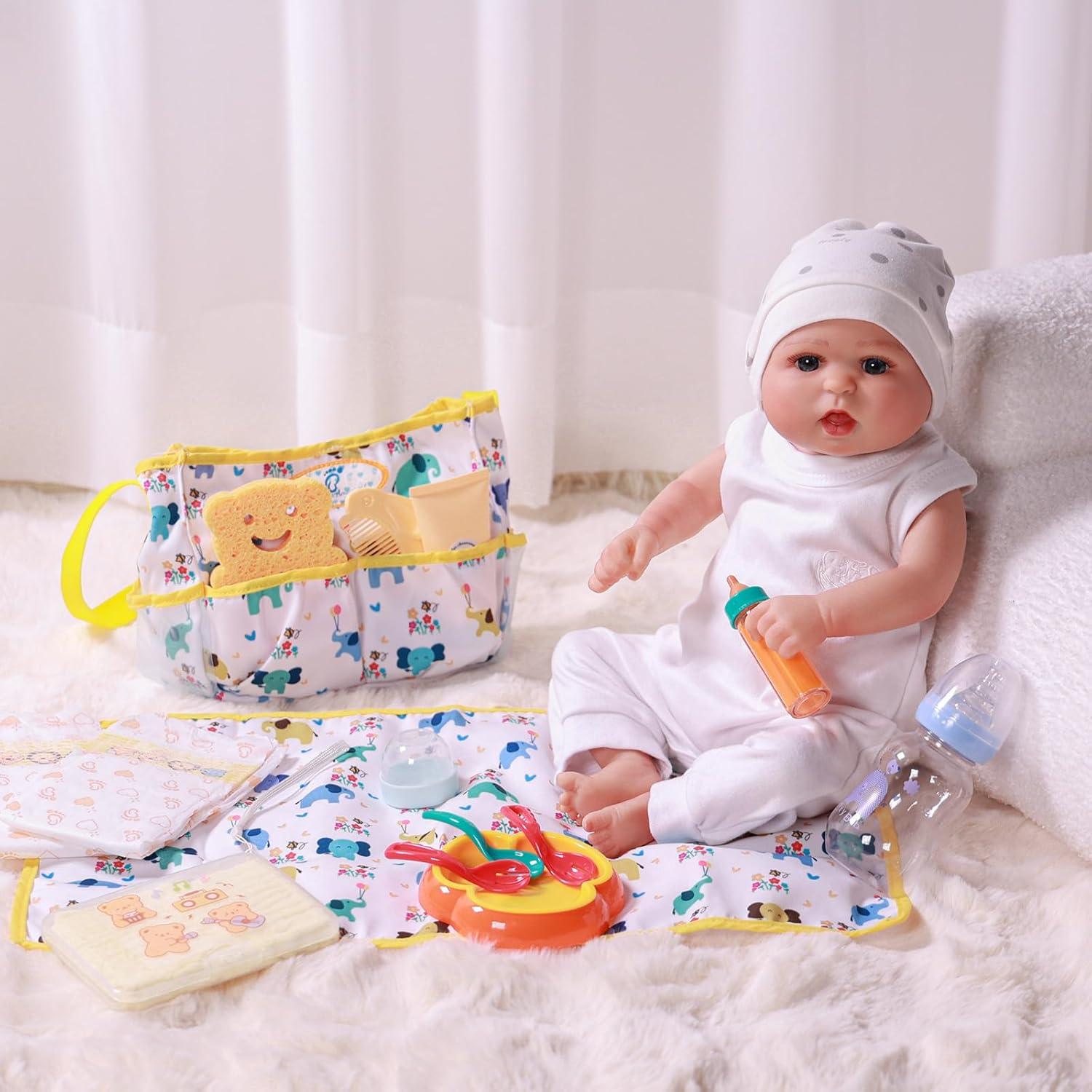 Conjunto de Accesorios para Muñecas Bebé BABESIDE 12 Pcs