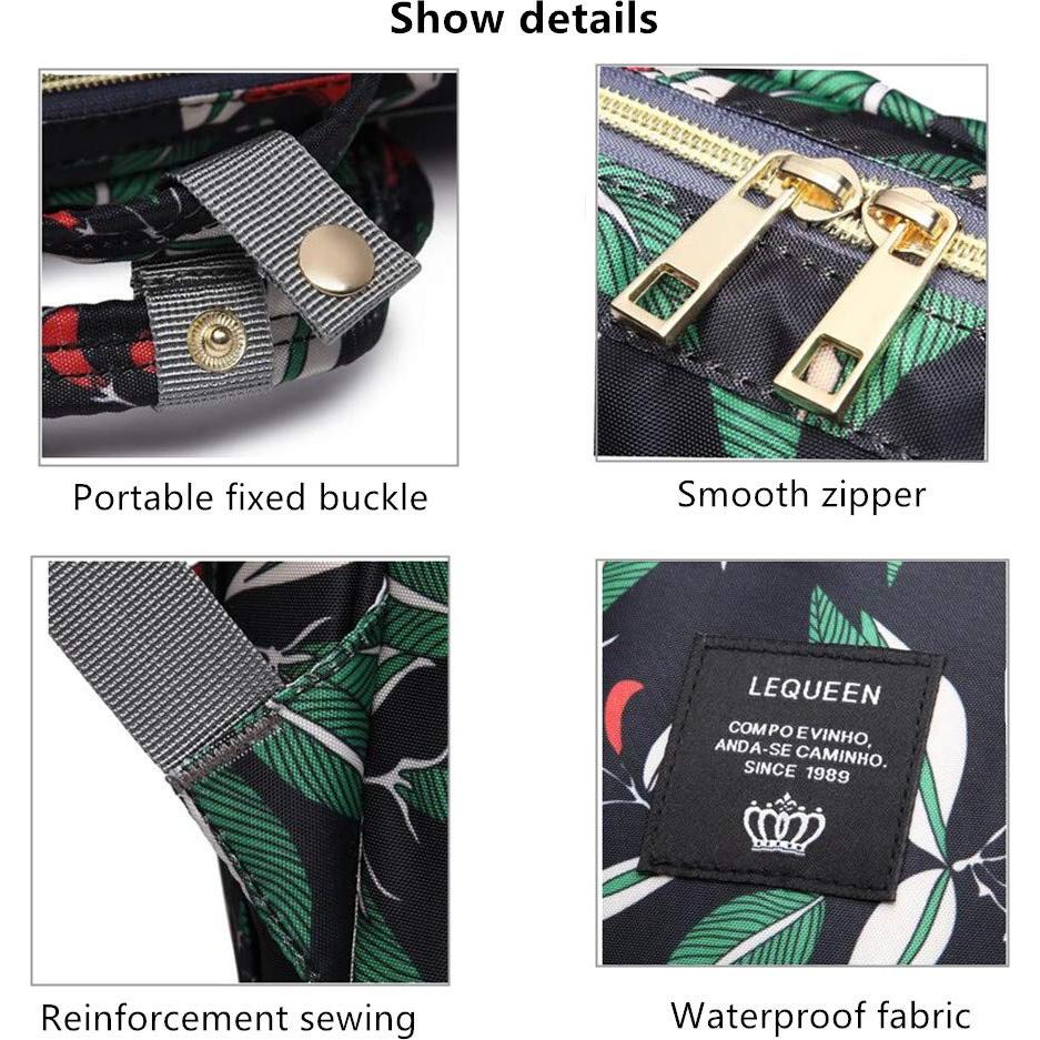 Mochila de Pañales Camo Unisex Nylon Impermeable 25L