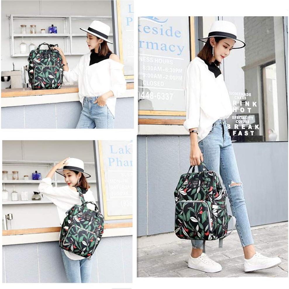 Mochila de Pañales Camo Unisex Nylon Impermeable 25L