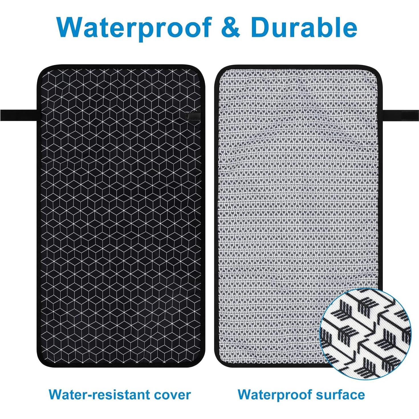 Almohadilla de Cambio de Pañales Portátil Accmor Impermeable 66x36cm