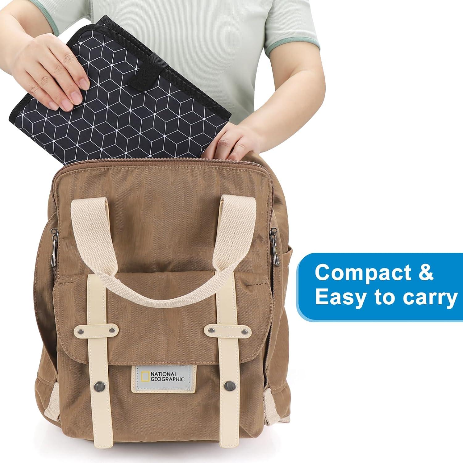 Almohadilla de Cambio de Pañales Portátil Accmor Impermeable 66x36cm