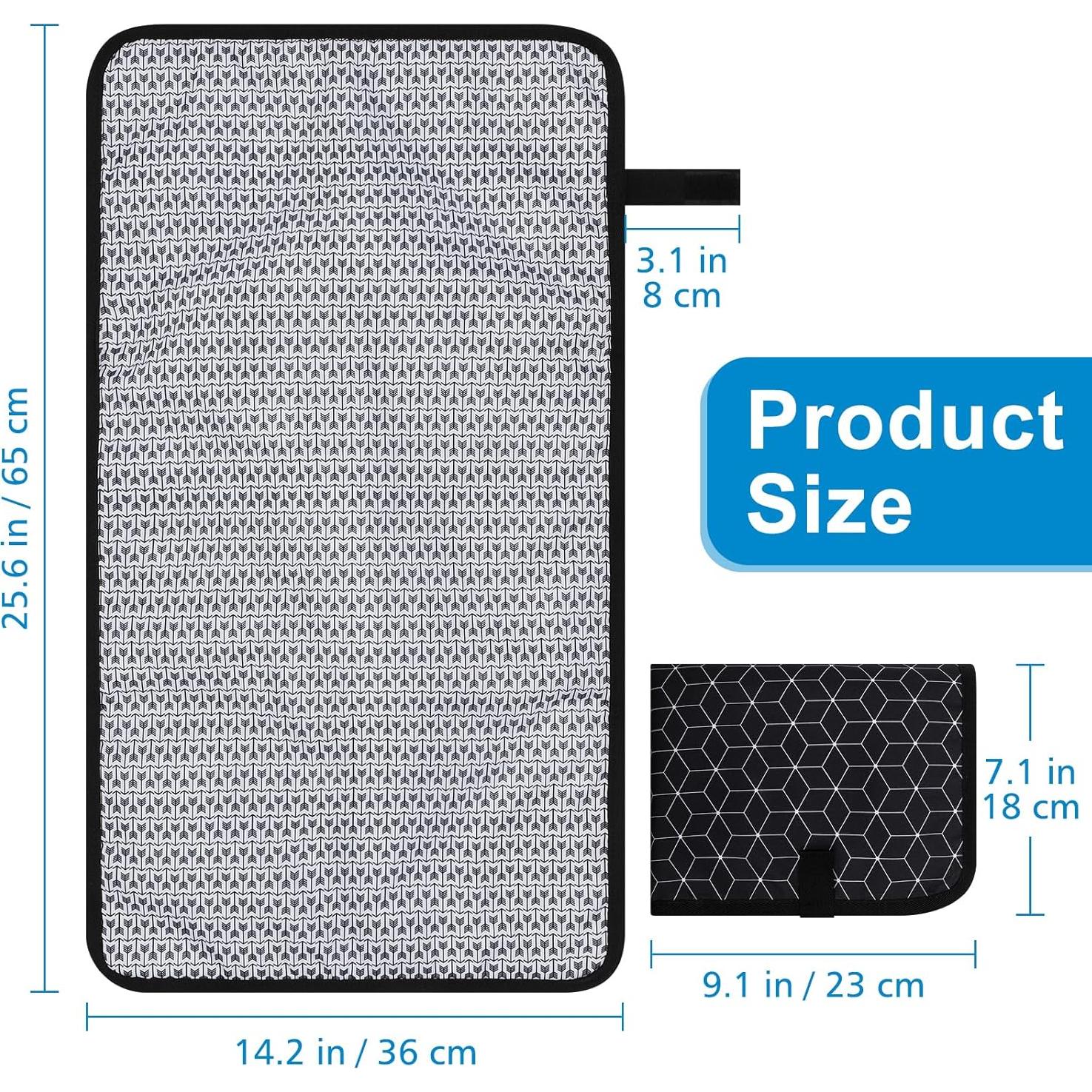 Almohadilla de Cambio de Pañales Portátil Accmor Impermeable 66x36cm