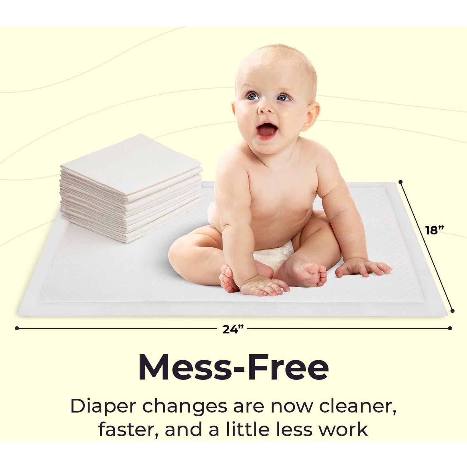 Forros Desechables para Cambiadores Peekapoo - 50 Paquete, Ultra Absorbentes