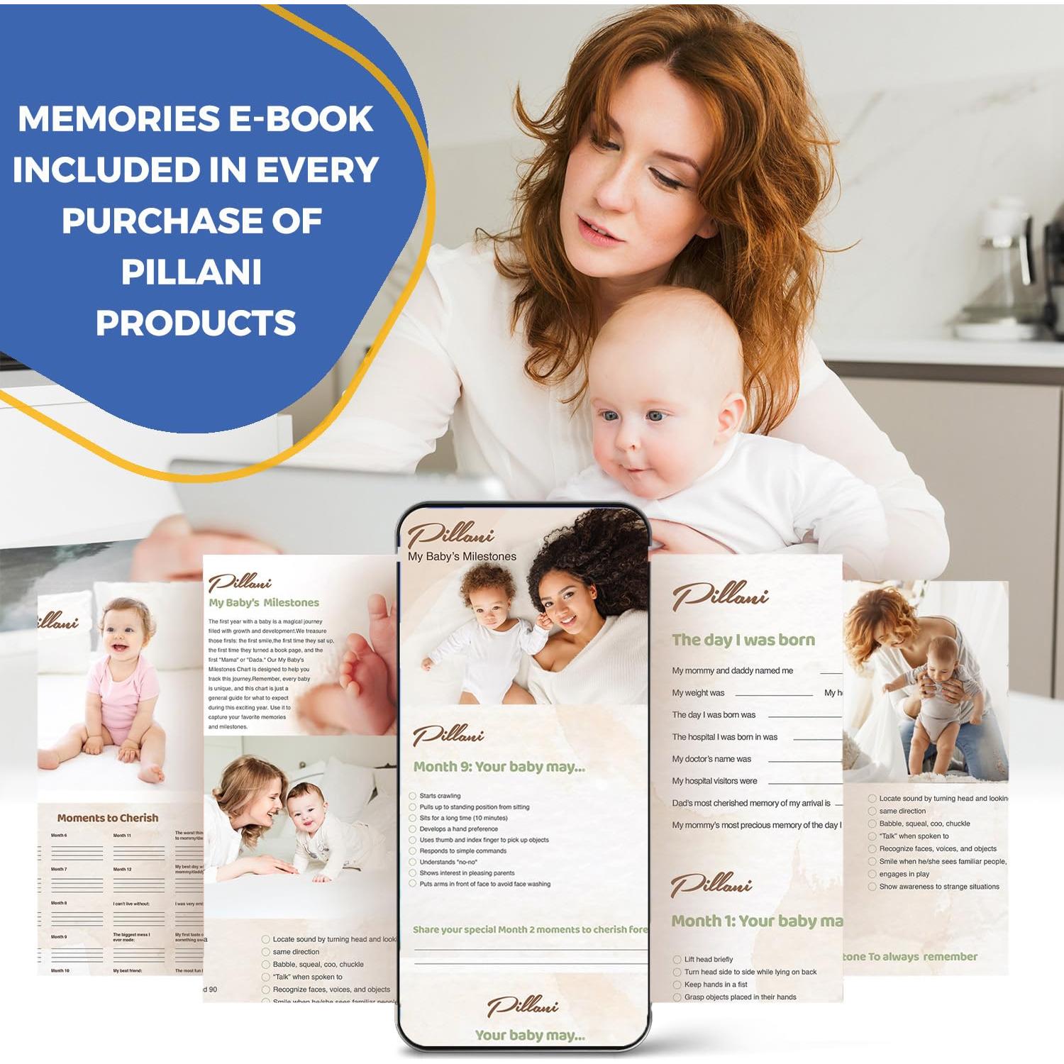 Mochila para Pañales Pillani Gris - Impermeable y Ligera 25L