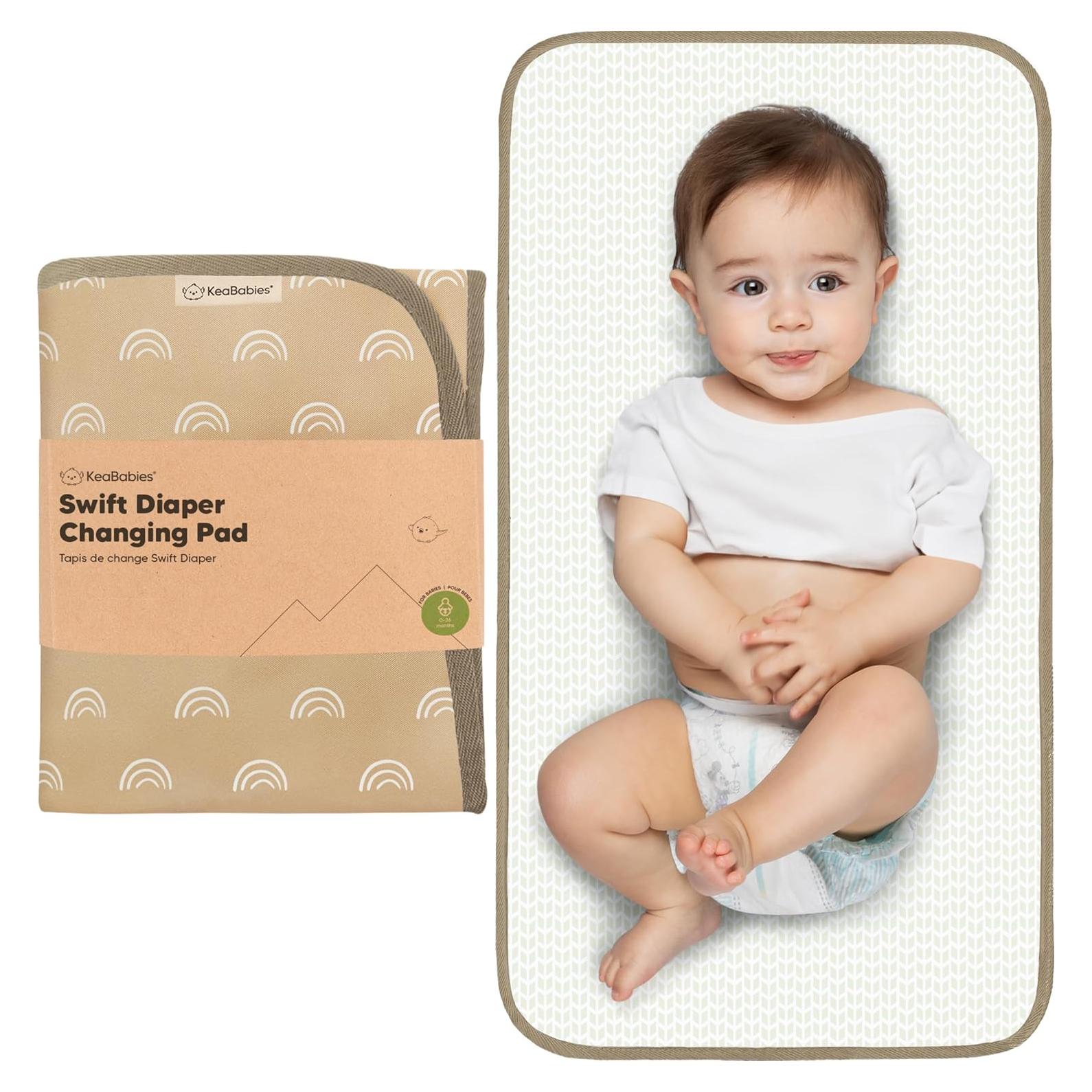 Almohadilla de Cambio de Pañales KeaBabies Swift 65x35 cm Impermeable