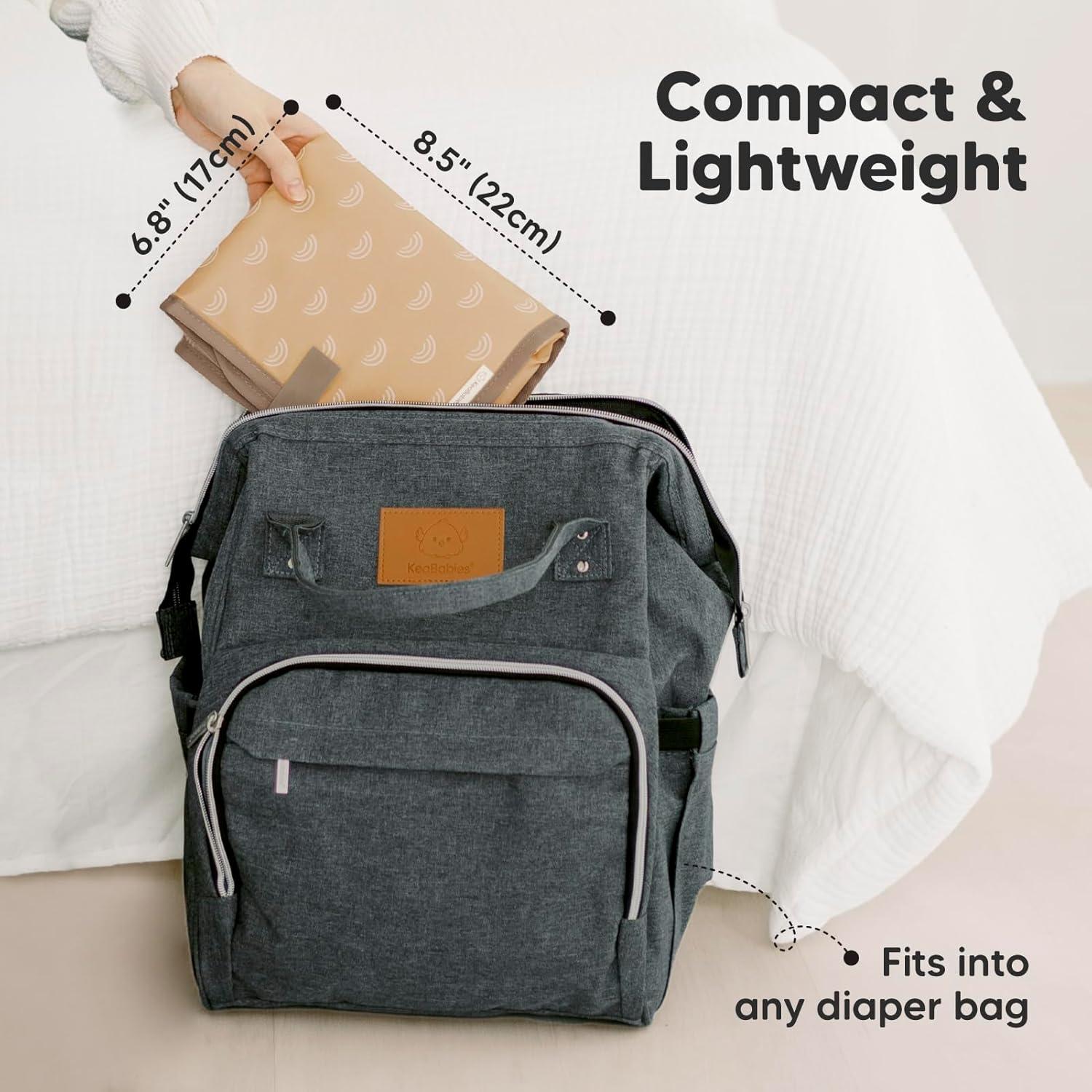 Almohadilla de Cambio de Pañales KeaBabies Swift 65x35 cm Impermeable