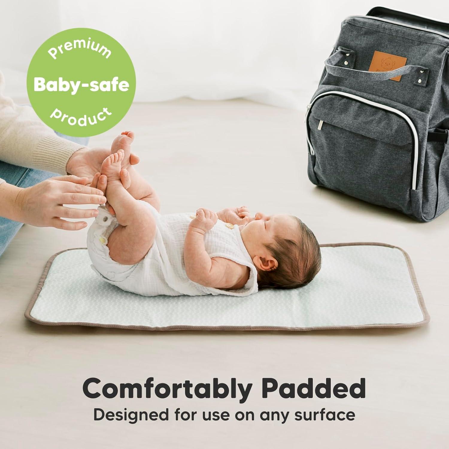 Almohadilla de Cambio de Pañales KeaBabies Swift 65x35 cm Impermeable
