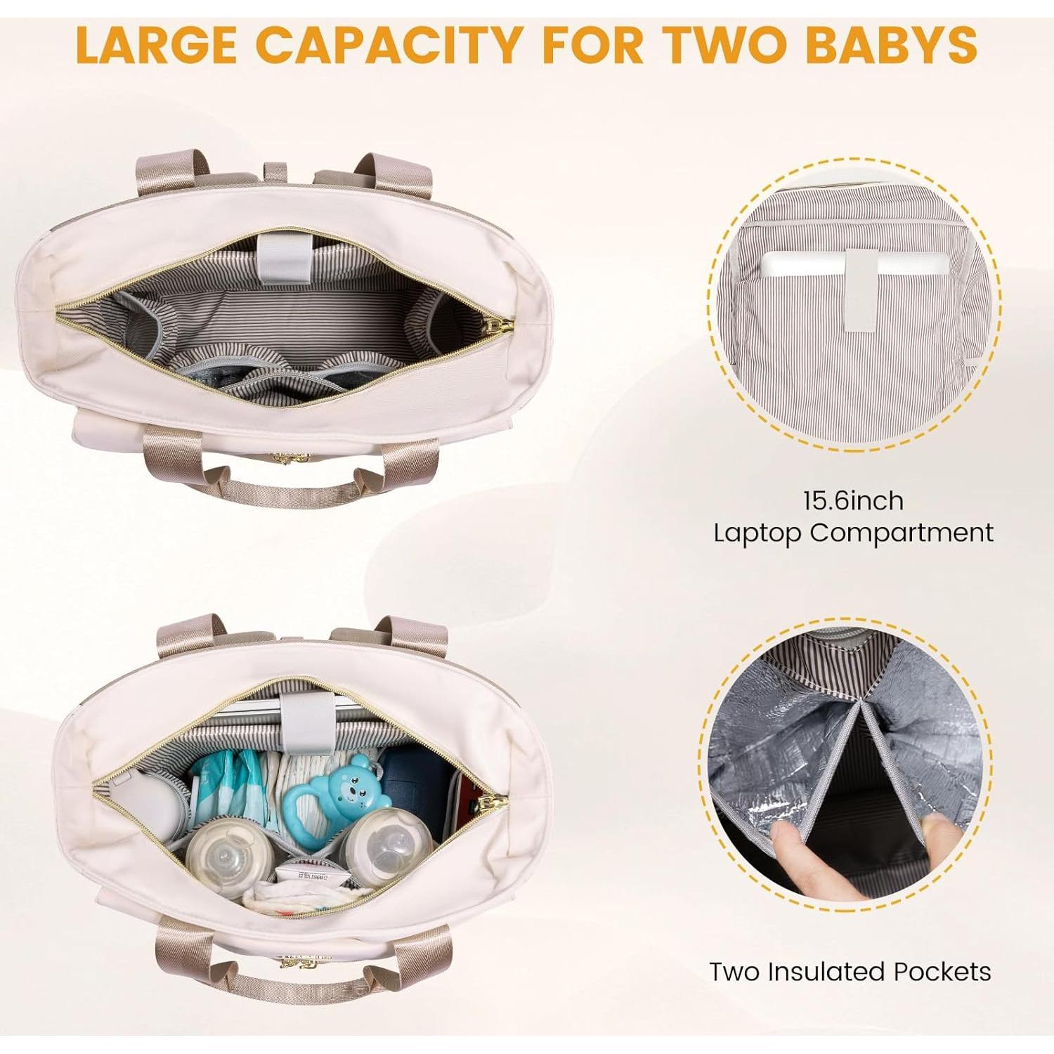 Mochila de Pañales LoveVook 15.6" Impermeable con Manta