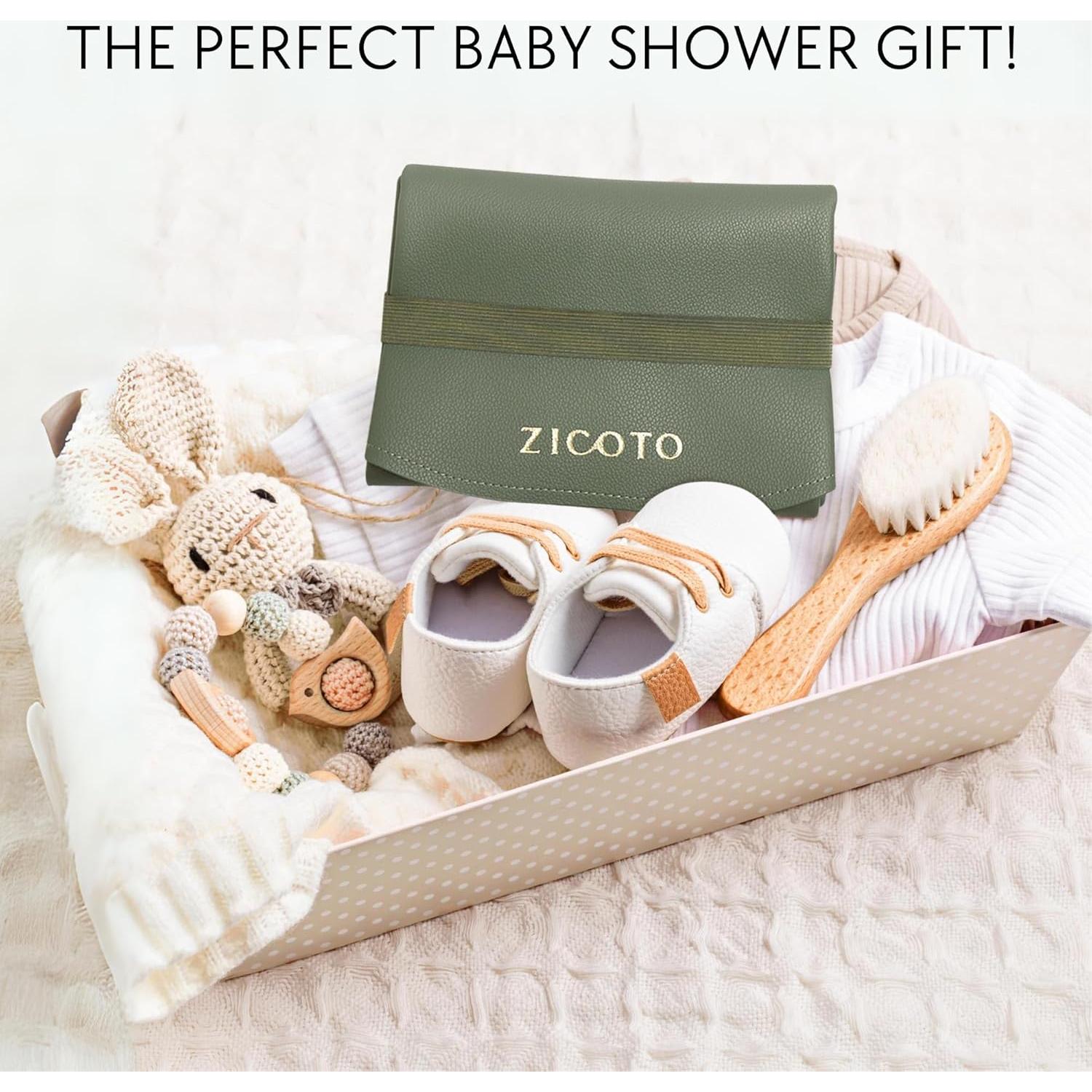 Alfombrilla para Cambiar Pañales ZICOTOs Verde Salvia 76x40 cm