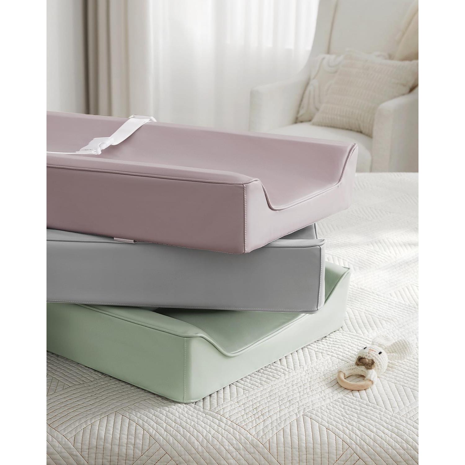 Almohadilla Cambiadora Impermeable Blissful Gris Claro 79.38x40.64cm