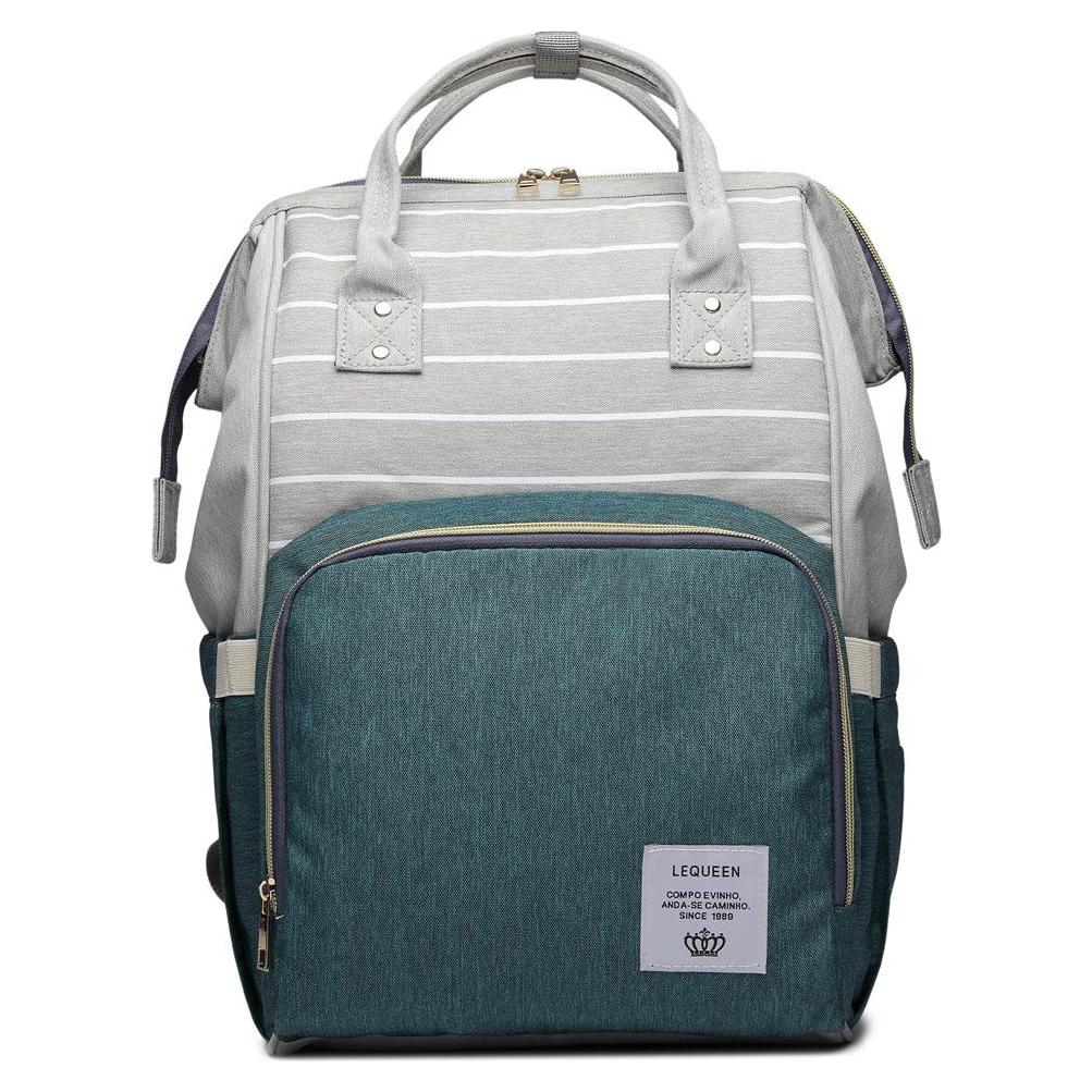 Mochila para Pañales Unisex Nylon Verde 25L Impermeable