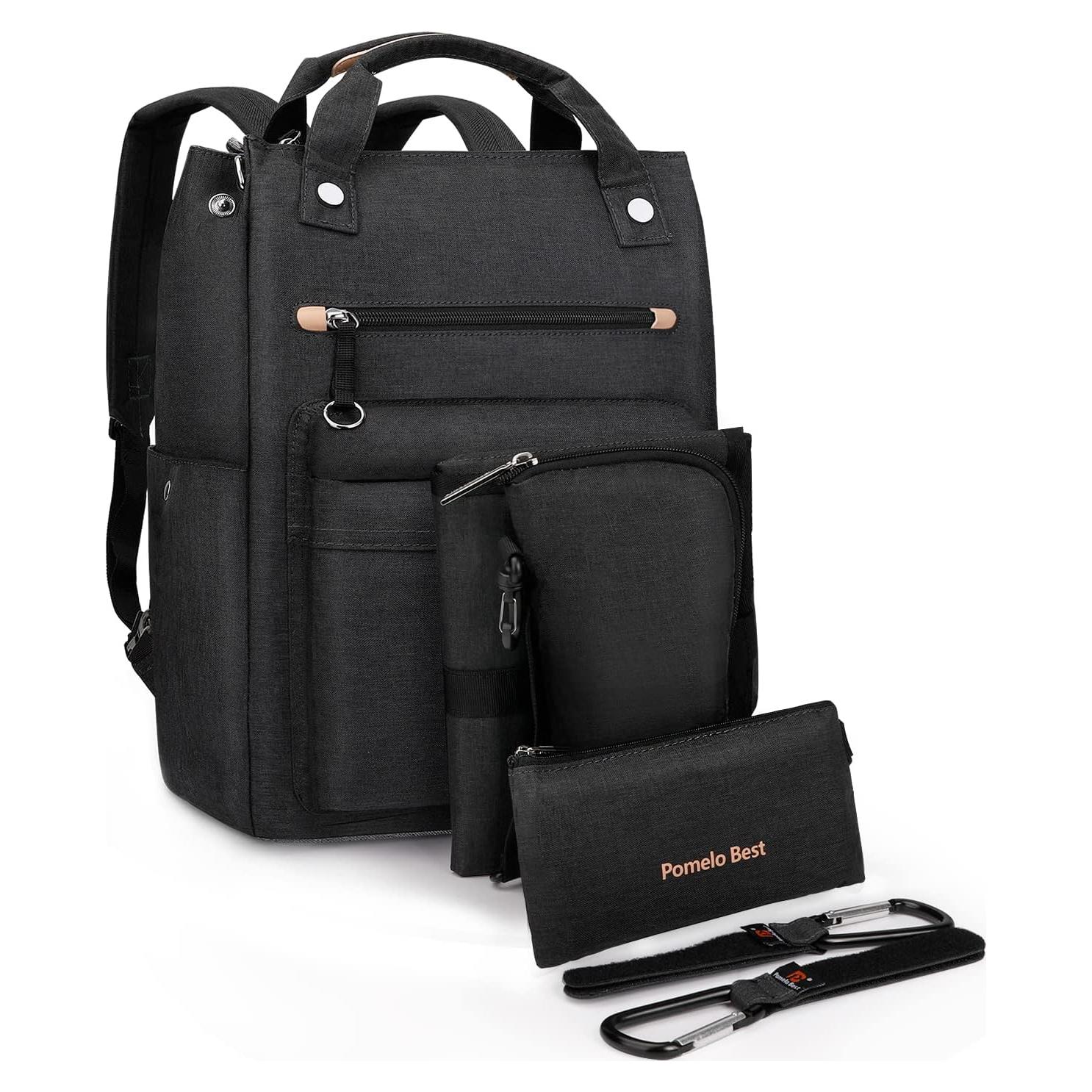 Mochila para Pañales Pomelo Mejor Gris Oscuro 15L Impermeable