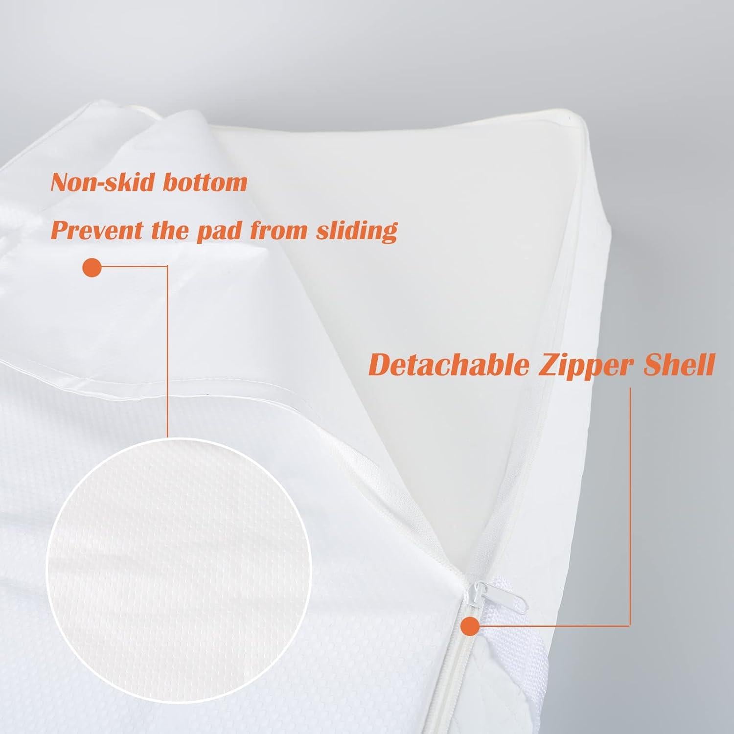 Almohadilla para Cambiar Pañales Bebé Vinilo 81.3x40.6cm Impermeable