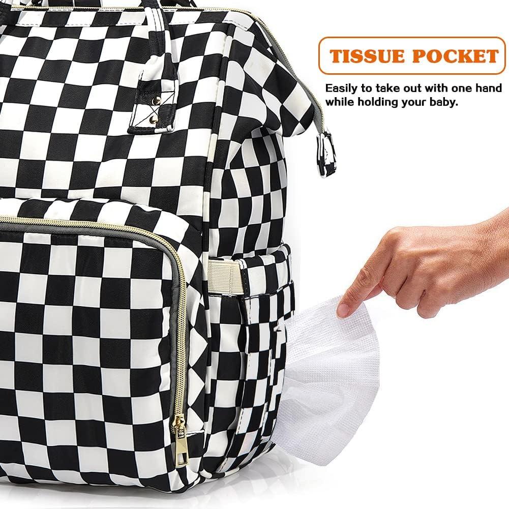 Mochila para Pañales Limhoo 3 en 1 con Cambiador y Correas