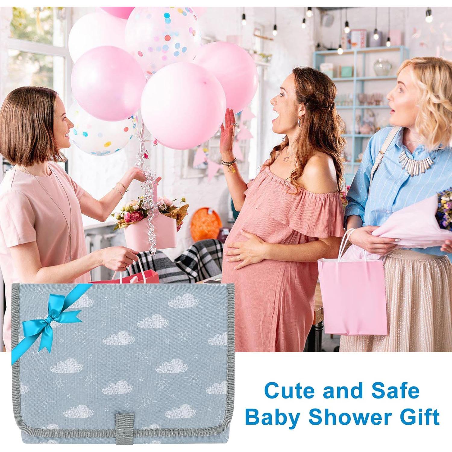 Almohadilla Portátil para Cambiar Pañales Accmor Nube Gris