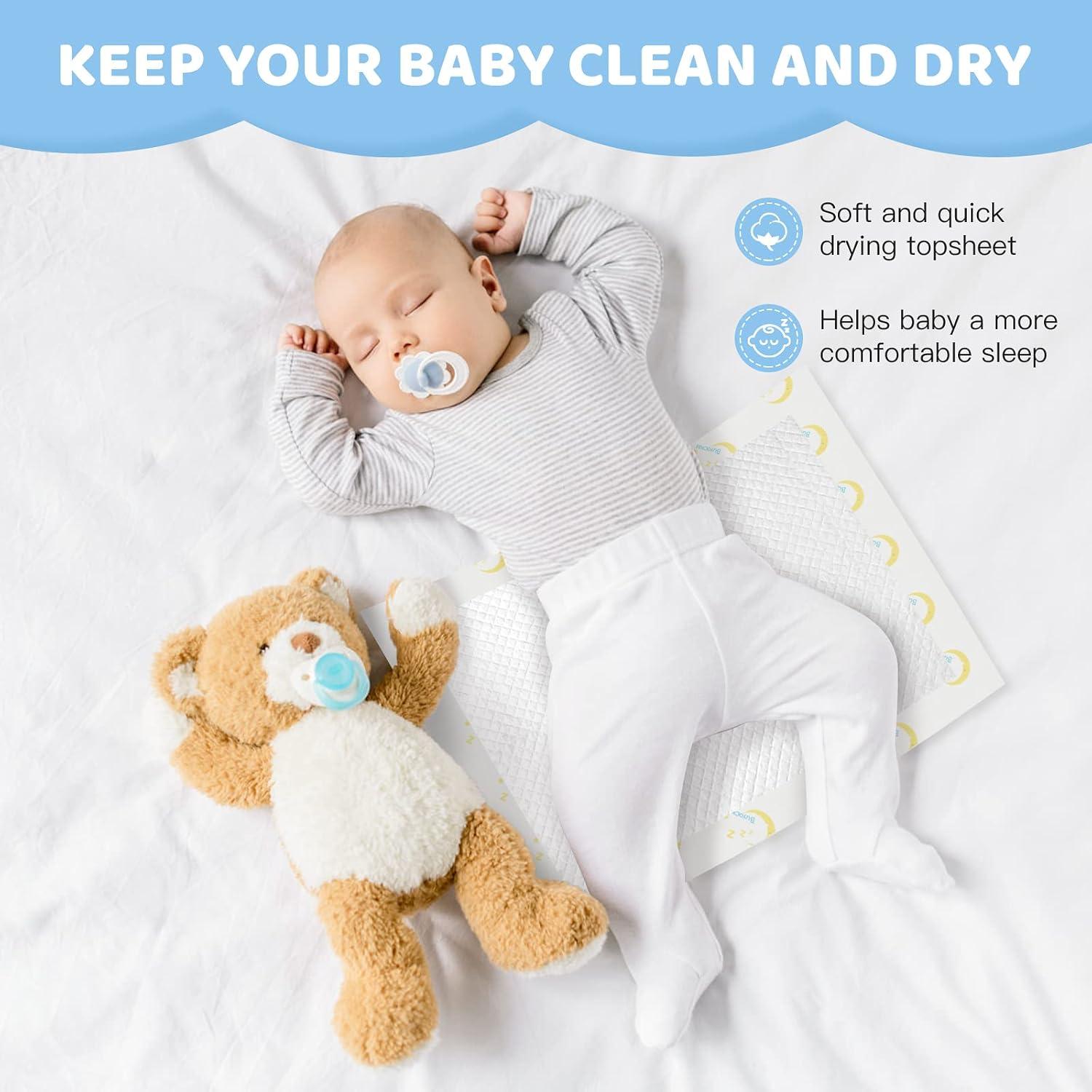 Almohadillas desechables para bebés Buyockss 100 unidades 33x46cm