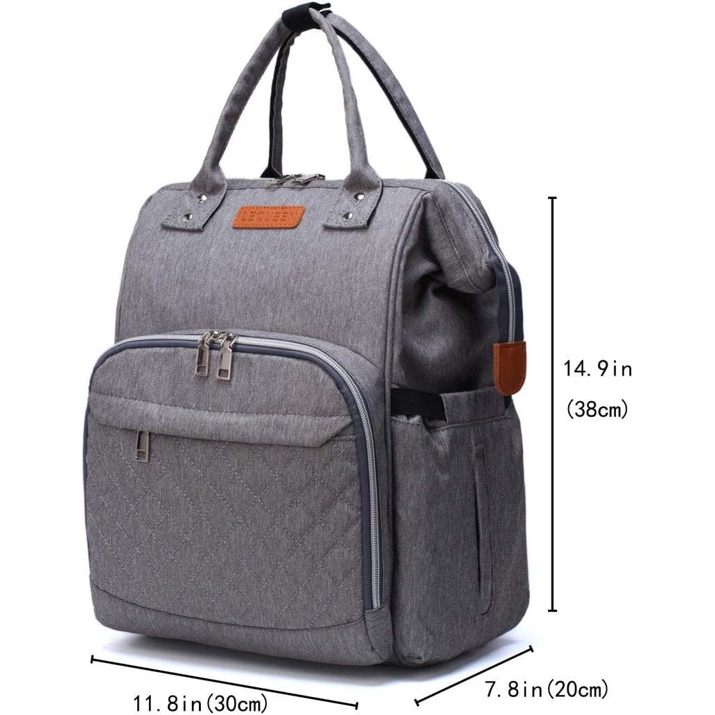 Mochila para Pañales Unisex Multifuncional Azul Marino