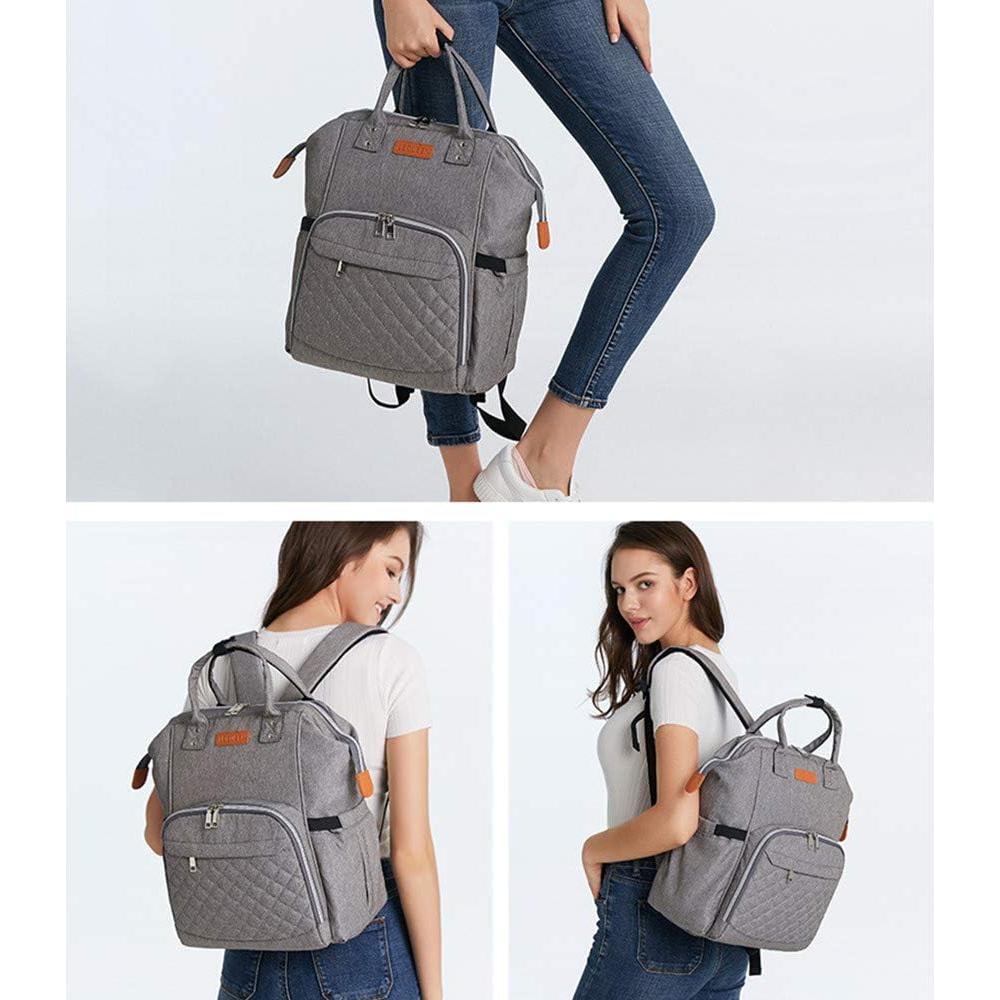 Mochila para Pañales Unisex Multifuncional Azul Marino