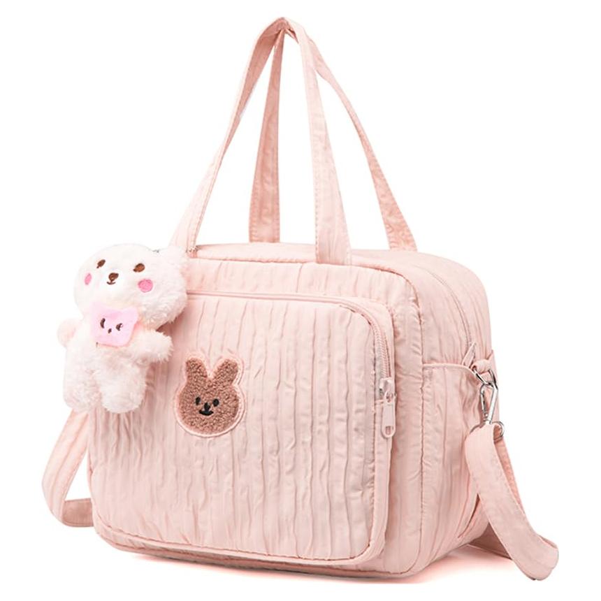 Bolsa de Pañales Lushandy Rosa 24x20x14cm Multiusos